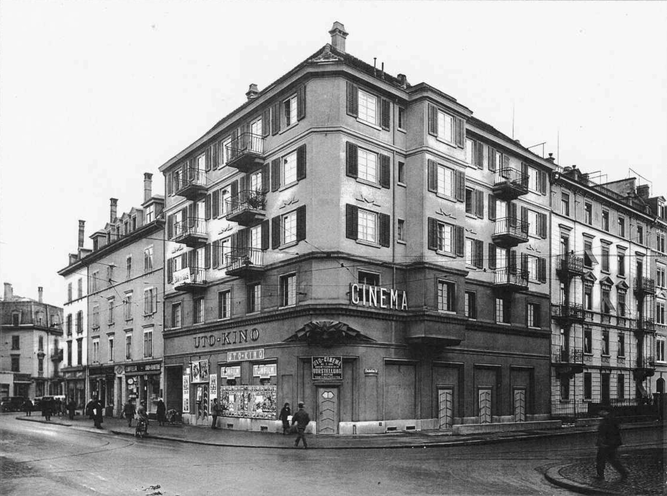 Kino Uto von Fritz Fischer erbaut 1927, Kalkbreitestrasse 3