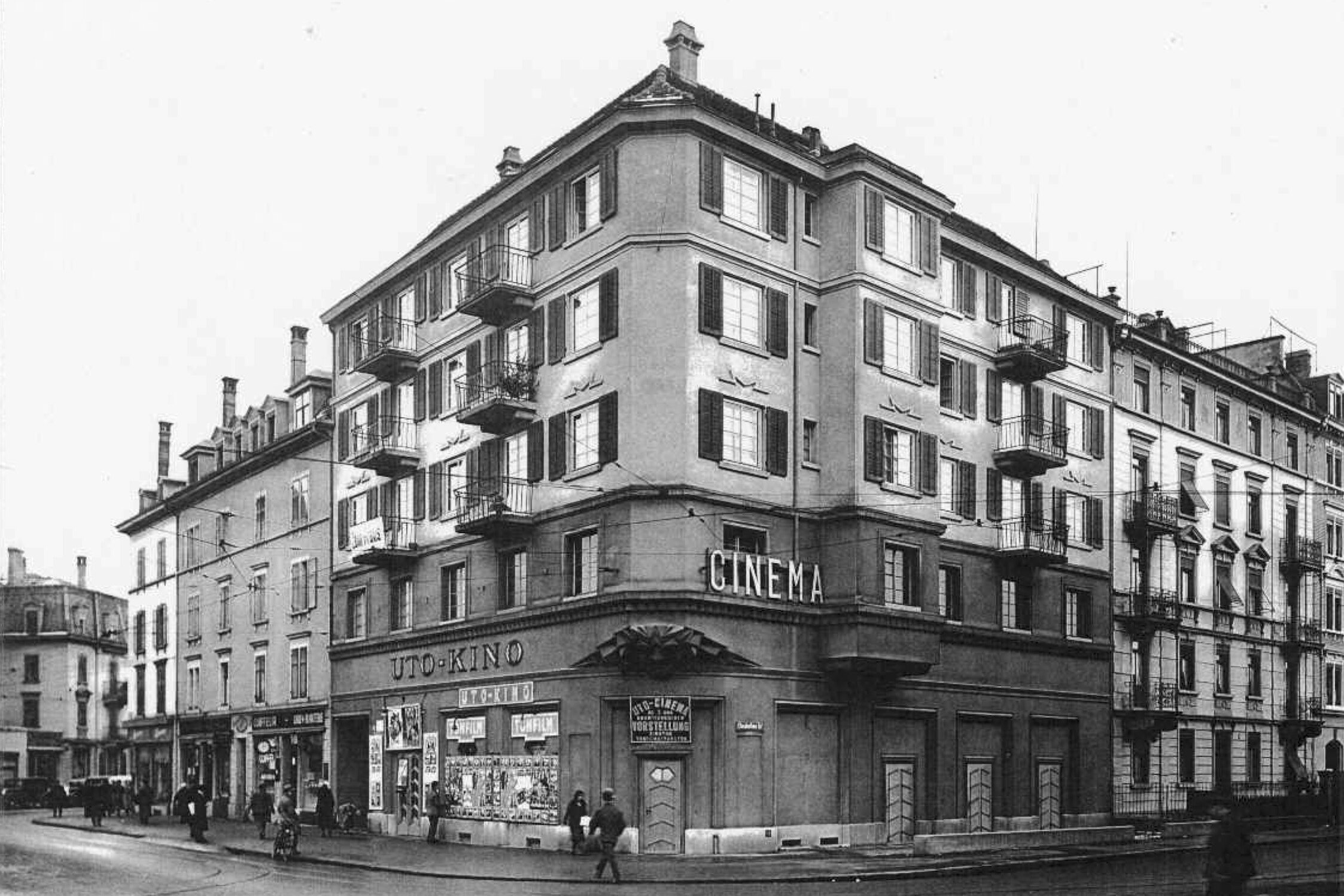 Kino Uto von Fritz Fischer erbaut 1927, Kalkbreitestrasse 3